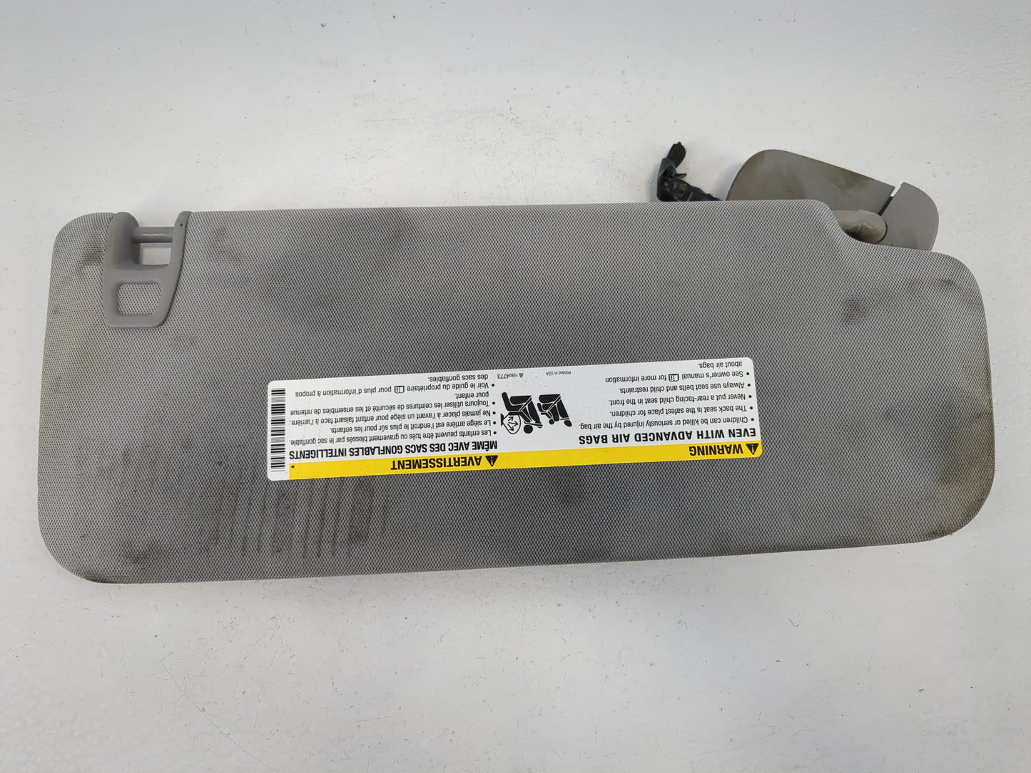 2014-2019 Chevrolet Silverado 1500 Sun Visor Shade Replacement Driver Left Mirror Fits Fits 2014 2015 2016 2017 2018 2019 OEM Used Auto Parts