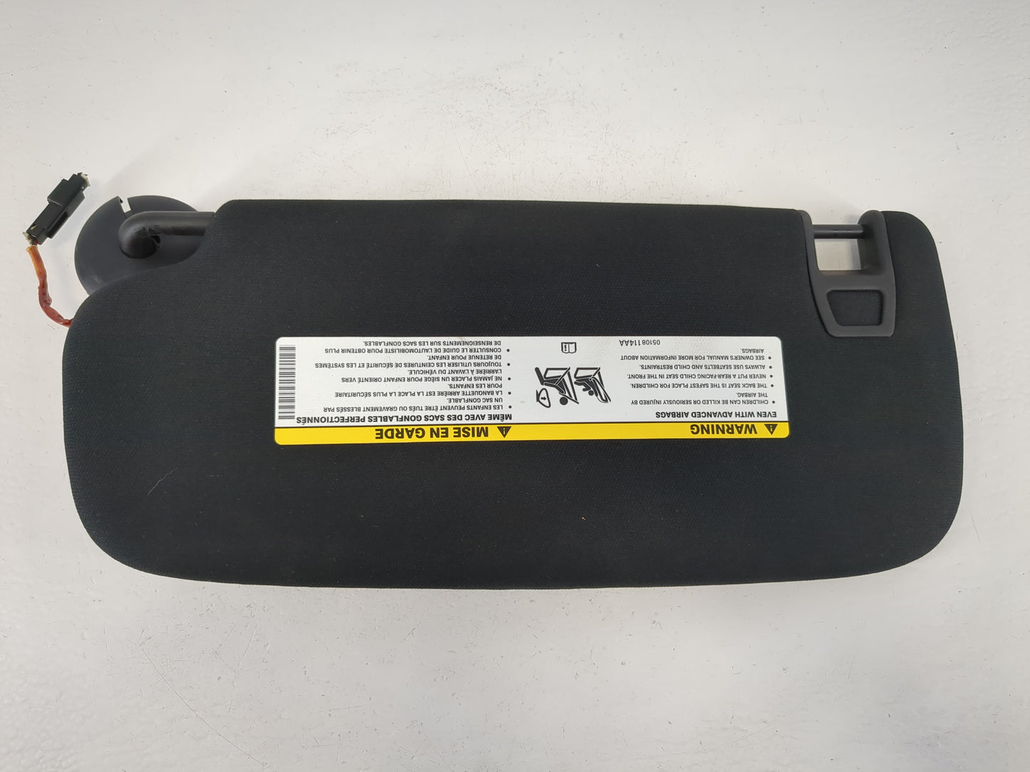 2014-2022 Jeep Grand Cherokee Sun Visor Shade Replacement Passenger Right Mirror Fits OEM Used Auto Parts