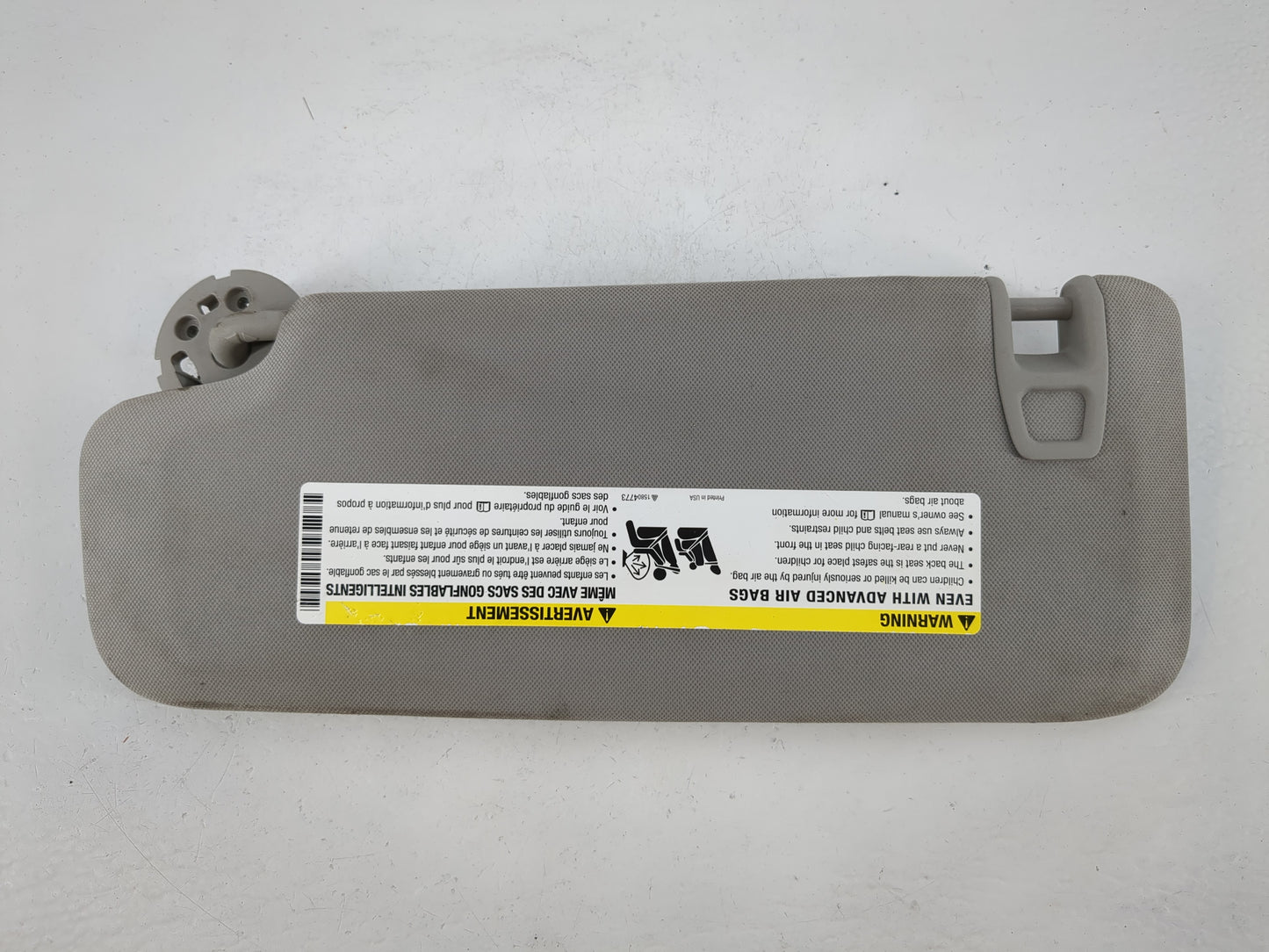 2004-2012 Chevrolet Malibu Sun Visor Shade Replacement Passenger Right Mirror Fits Fits 2004 2005 2008 2009 2010 2011 2012 OEM Used Auto Parts