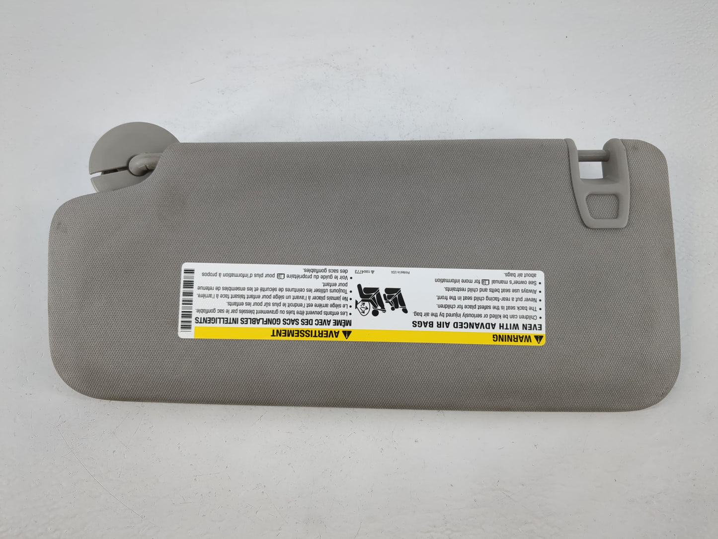 2010-2017 Chevrolet Equinox Sun Visor Shade Replacement Passenger Right Mirror Fits Fits 2010 2011 2012 2013 2014 2015 2016 2017 OEM Used Auto Parts