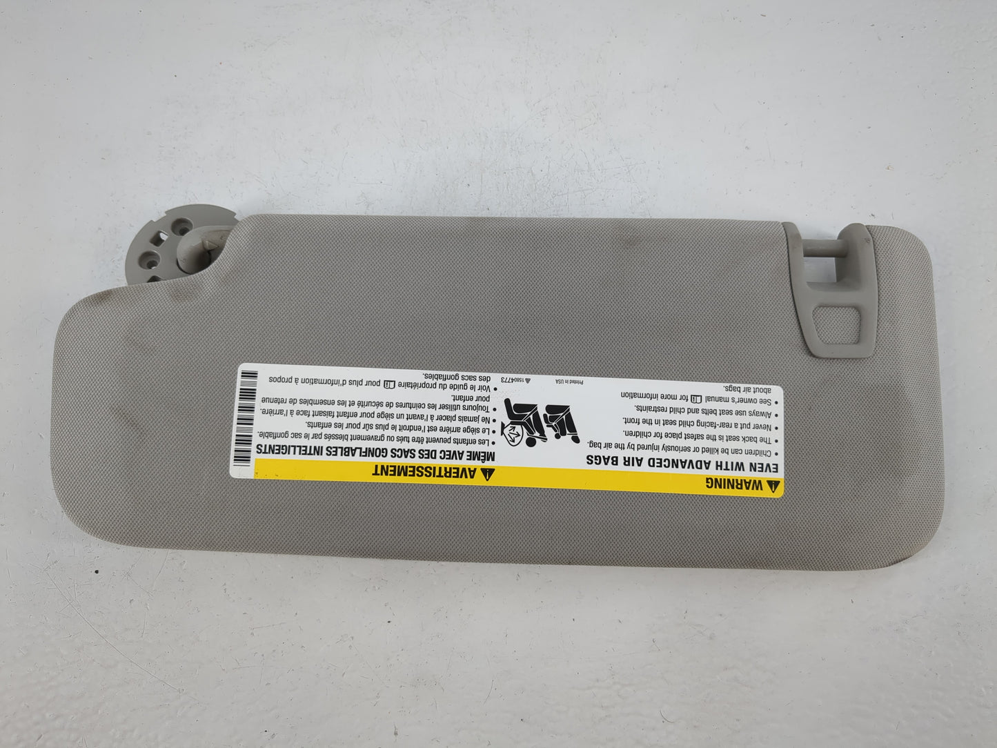 2004-2012 Chevrolet Malibu Sun Visor Shade Replacement Passenger Right Mirror Fits Fits 2004 2005 2008 2009 2010 2011 2012 OEM Used Auto Parts