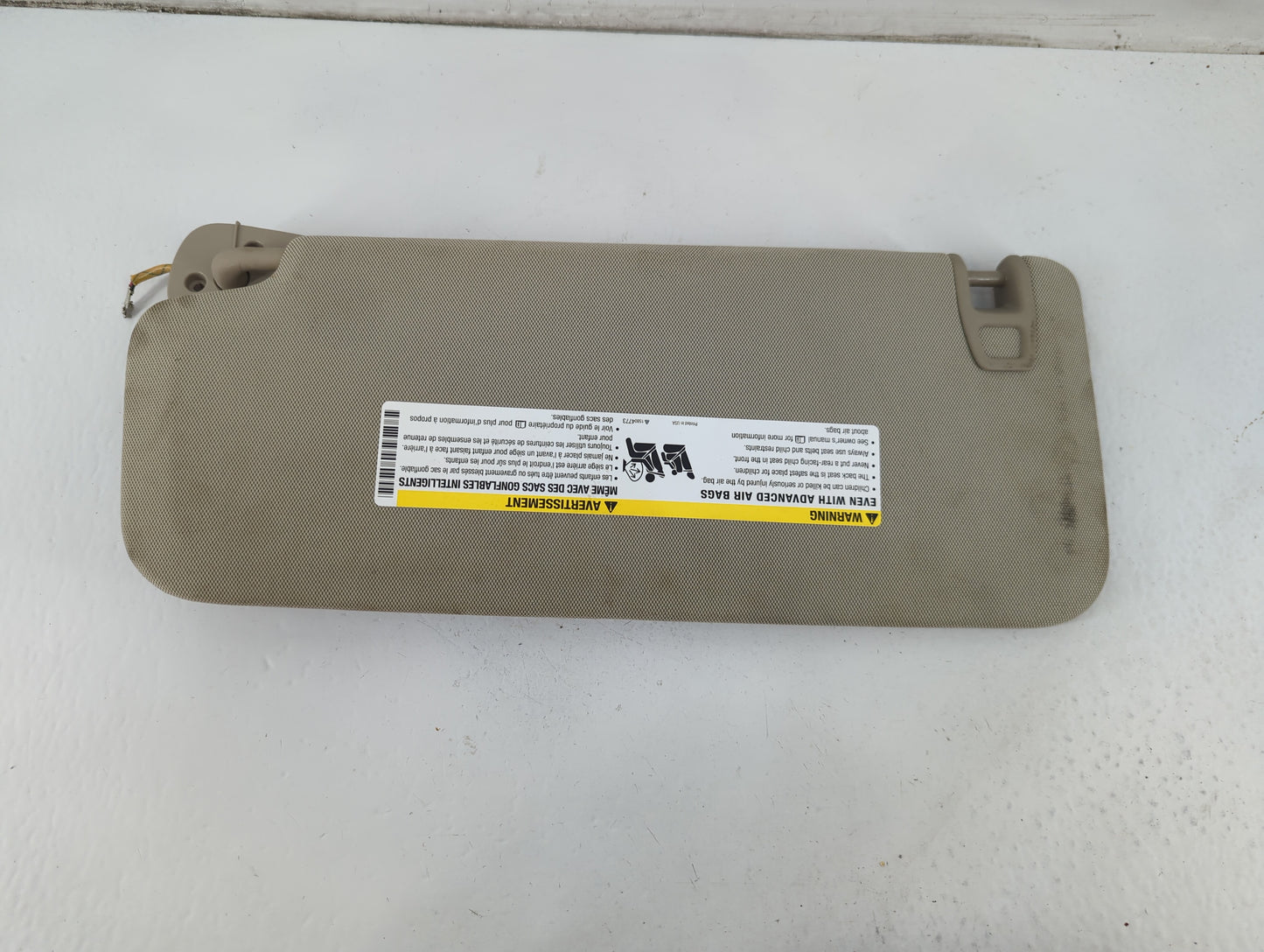 2016 Chevrolet Suburban 1500 Sun Visor Shade Replacement Passenger Right Mirror Fits Fits 2015 2017 2018 2019 2020 OEM Used Auto Parts