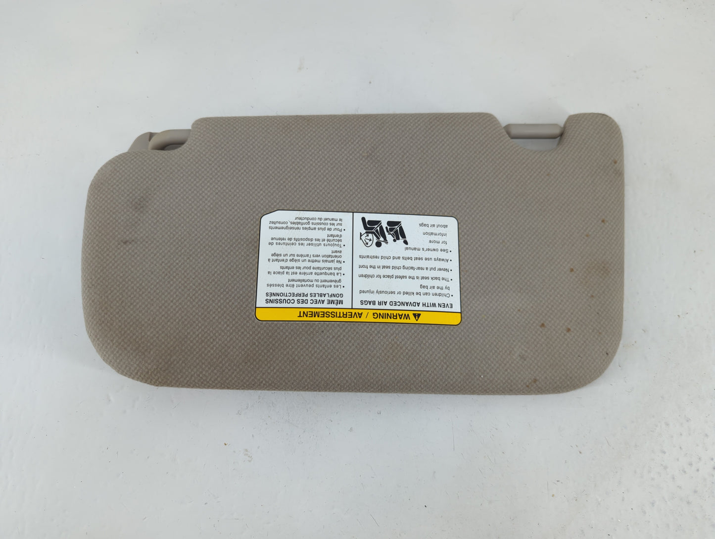2013-2019 Nissan Sentra Sun Visor Shade Replacement Passenger Right Mirror Fits Fits 2012 2013 2014 2015 2016 2017 2018 2019 OEM Used Auto Parts - Oemusedautoparts1.com