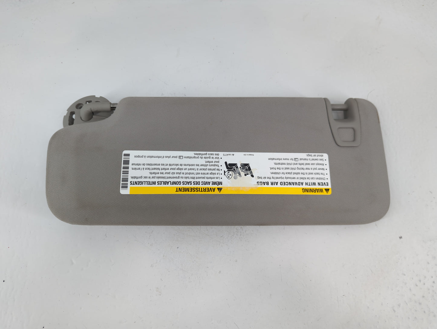 2004-2012 Chevrolet Malibu Sun Visor Shade Replacement Passenger Right Mirror Fits Fits 2004 2005 2008 2009 2010 2011 2012 OEM Used Auto Parts