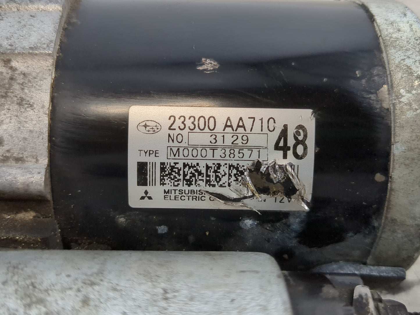 2014-2018 Subaru Forester Car Starter Motor Solenoid OEM P/N:23300 AA71C M000T38571 Fits OEM Used Auto Parts - Oemusedautoparts1.com