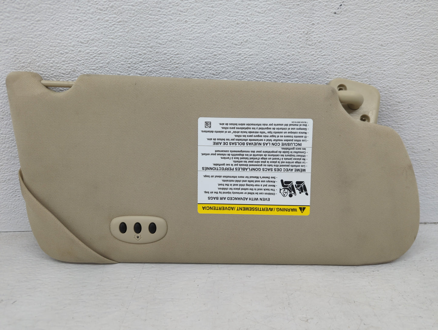 2013-2019 Ford Flex Sun Visor Shade Replacement Driver Left Mirror Fits Fits 2013 2014 2015 2016 2017 2018 2019 OEM Used Auto Parts