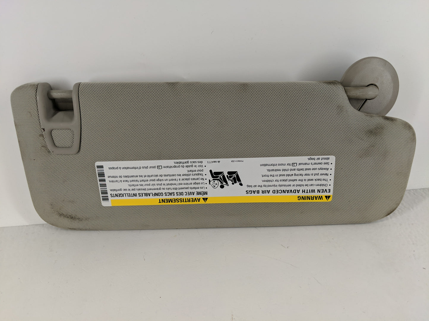 2014-2020 Chevrolet Impala Sun Visor Shade Replacement Driver Left Mirror Fits Fits 2014 2015 2016 2017 2018 2019 2020 OEM Used Auto Parts