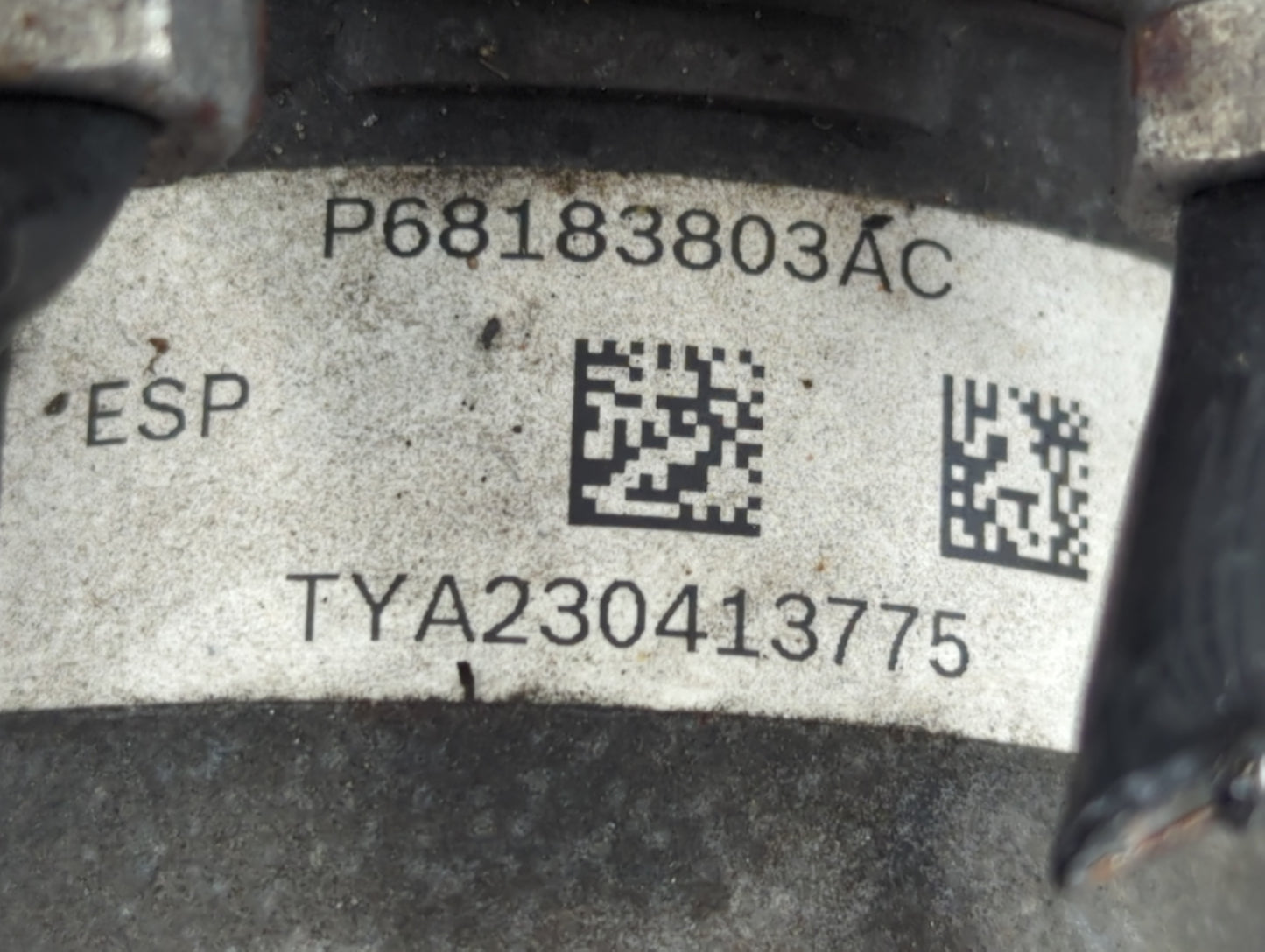 2015 Dodge Caravan ABS Pump Control Module Replacement P/N:P68183803AC Fits Fits 2016 2017 2018 2019 2020 OEM Used Auto Parts