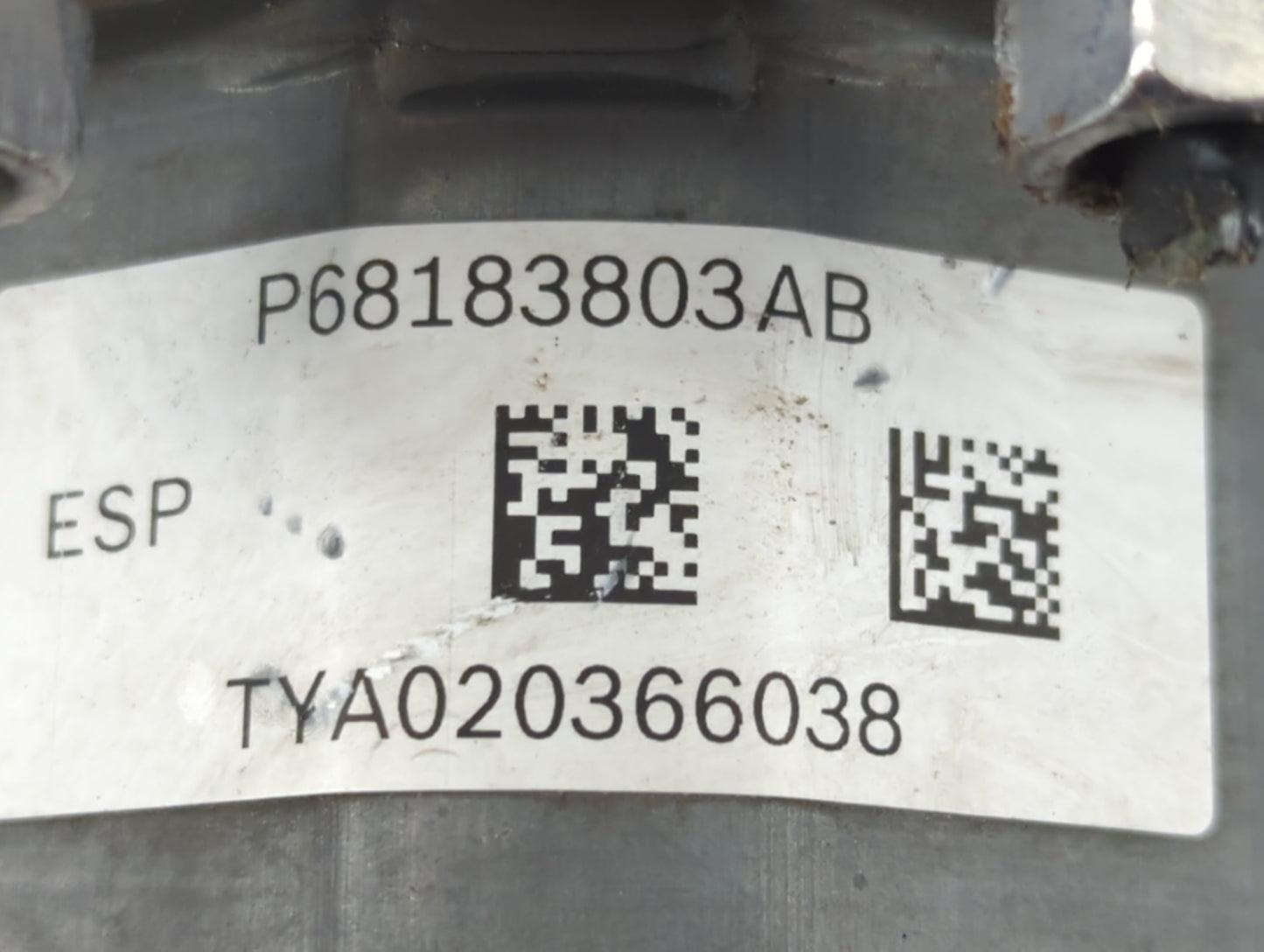 2013 Chrysler Town & Country ABS Pump Control Module Replacement P/N:P68183803AB Fits OEM Used Auto Parts