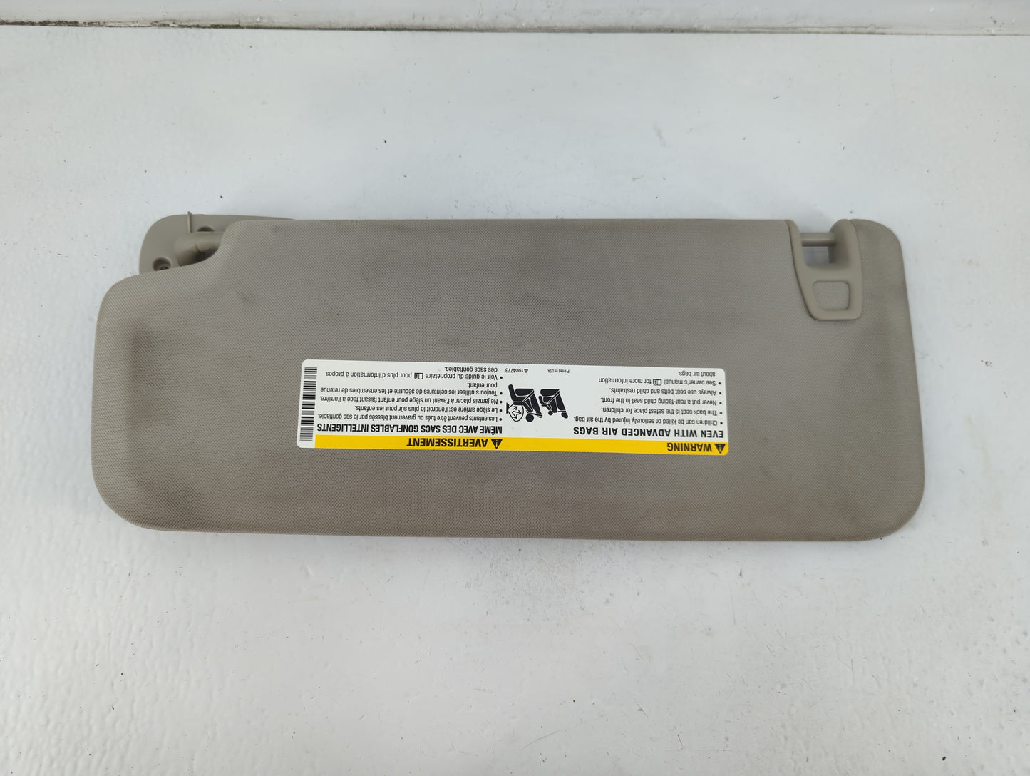 2007-2013 Chevrolet Silverado 1500 Sun Visor Shade Replacement Passenger Right Mirror Fits OEM Used Auto Parts