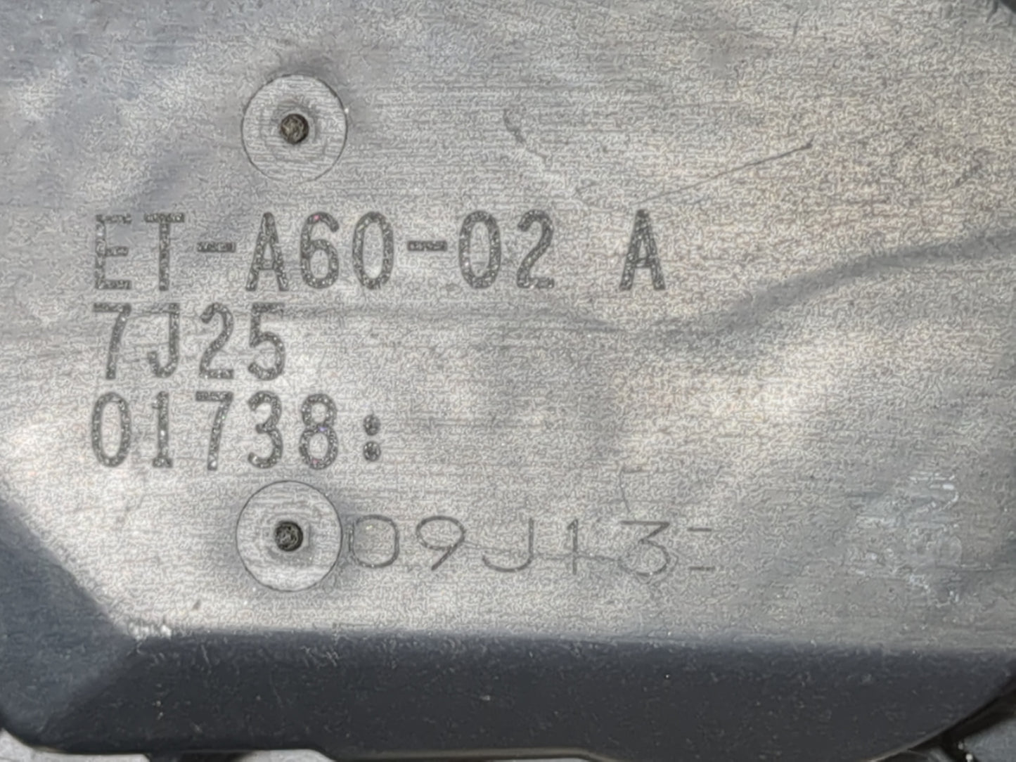 2007-2012 Nissan Sentra Throttle Body P/N:ET-A60-02 A Fits OEM Used Auto Parts - Oemusedautoparts1.com