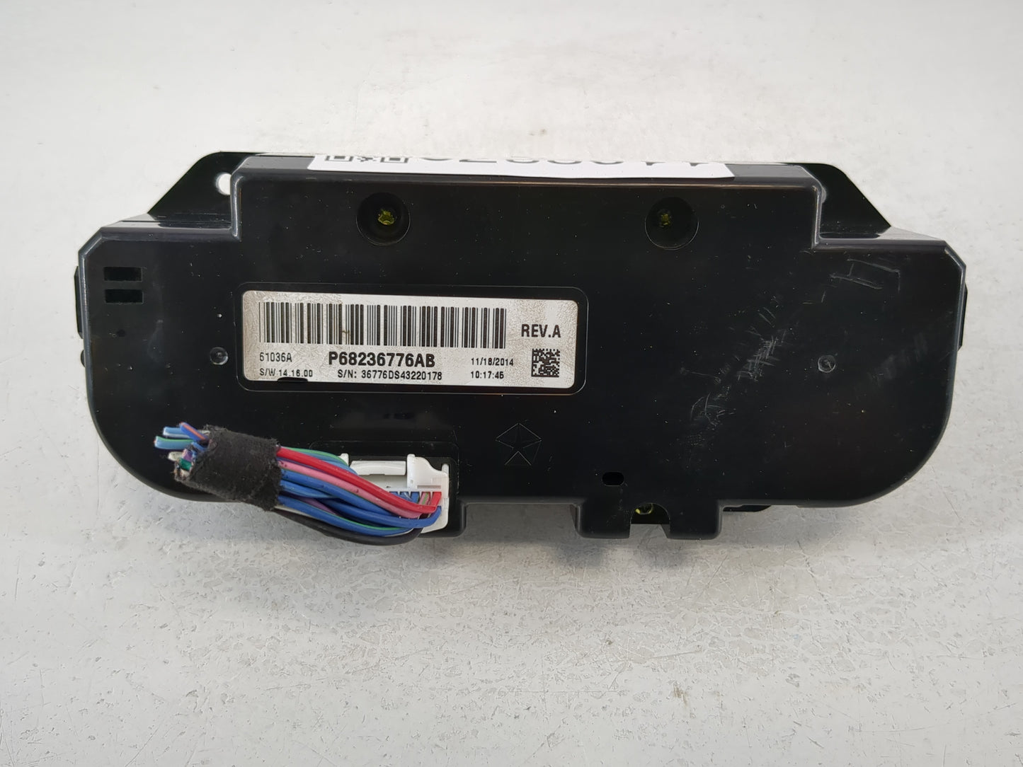 2015 Dodge Ram 1500 Climate Control Module Temperature AC/Heater Replacement P/N:P68236776AB Fits OEM Used Auto Parts