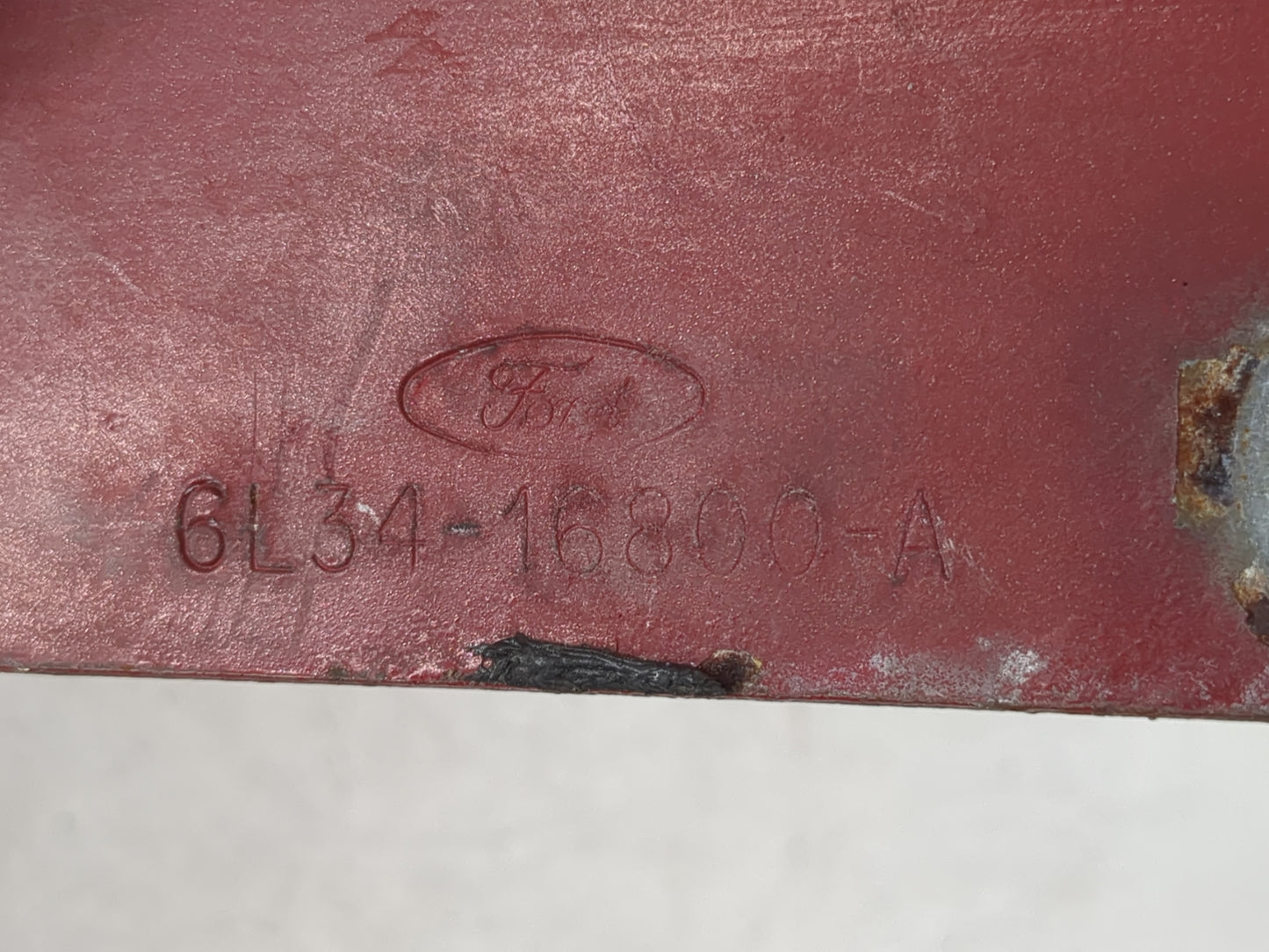 2005 Ford F-150 Passenger Hood Hinge Red - Oemusedautoparts1.com