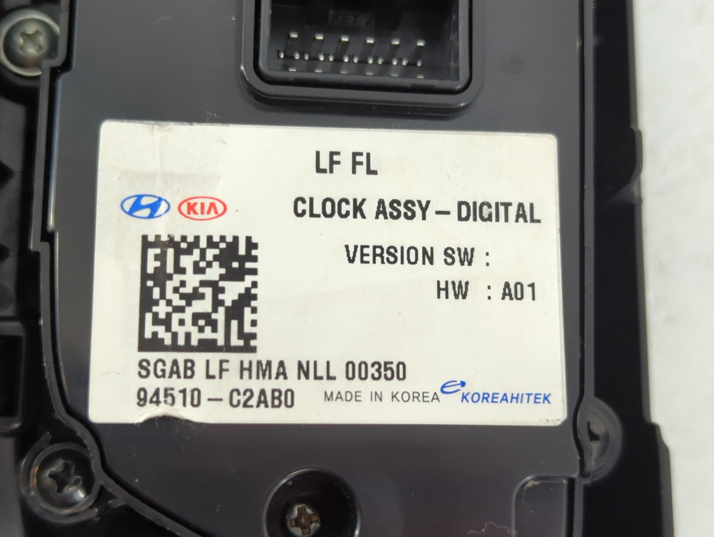 2018-2019 Hyundai Sonata Climate Control Module Temperature AC/Heater Replacement P/N:94510-C2AB0 Fits Fits 2018 2019 OEM Used Auto Parts