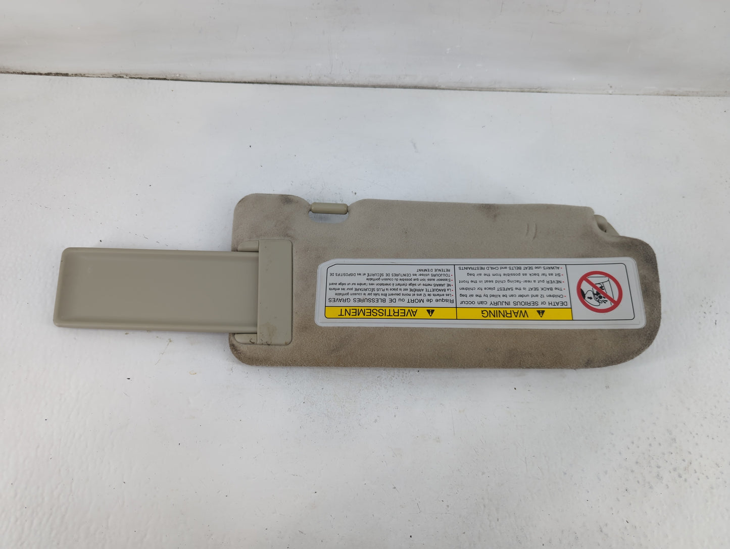 2003-2004 Infiniti G35 Sun Visor Shade Replacement Driver Left Mirror Fits Fits 2003 2004 OEM Used Auto Parts