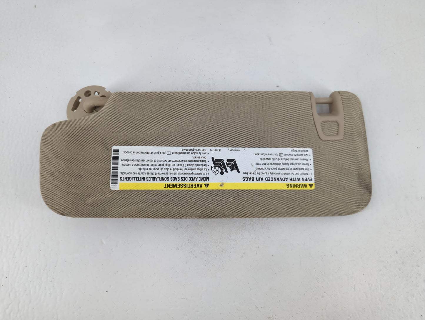 2012-2017 Buick Verano Sun Visor Shade Replacement Passenger Right Mirror Fits Fits 2012 2013 2014 2015 2016 2017 OEM Used Auto Parts - Oemusedautoparts1.com