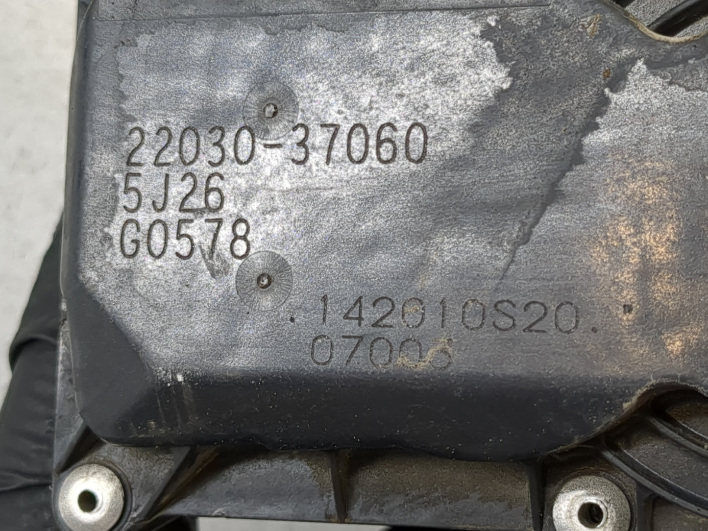 2010-2022 Toyota Prius Throttle Body P/N:22030-37060 Fits Fits 2010 2011 2012 2013 2014 2015 2016 2017 2018 2019 2020 2021 2022 OEM Used Auto Parts - Oemusedautoparts1.com