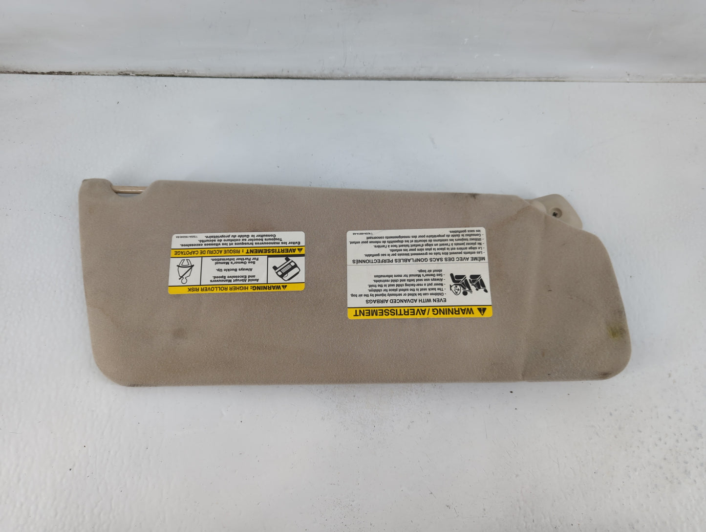 2004-2008 Ford F-150 Sun Visor Shade Replacement Driver Left Mirror Fits Fits 2004 2005 2006 2007 2008 OEM Used Auto Parts