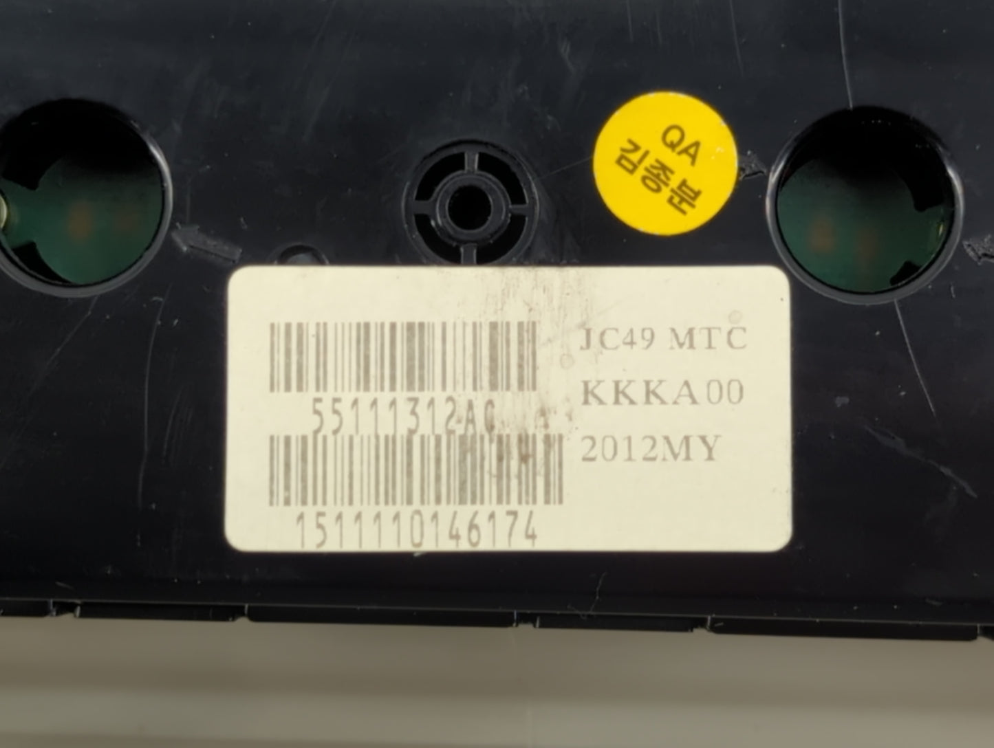 2016 Dodge Caravan Climate Control Module Temperature AC/Heater Replacement P/N:55111312AC Fits OEM Used Auto Parts