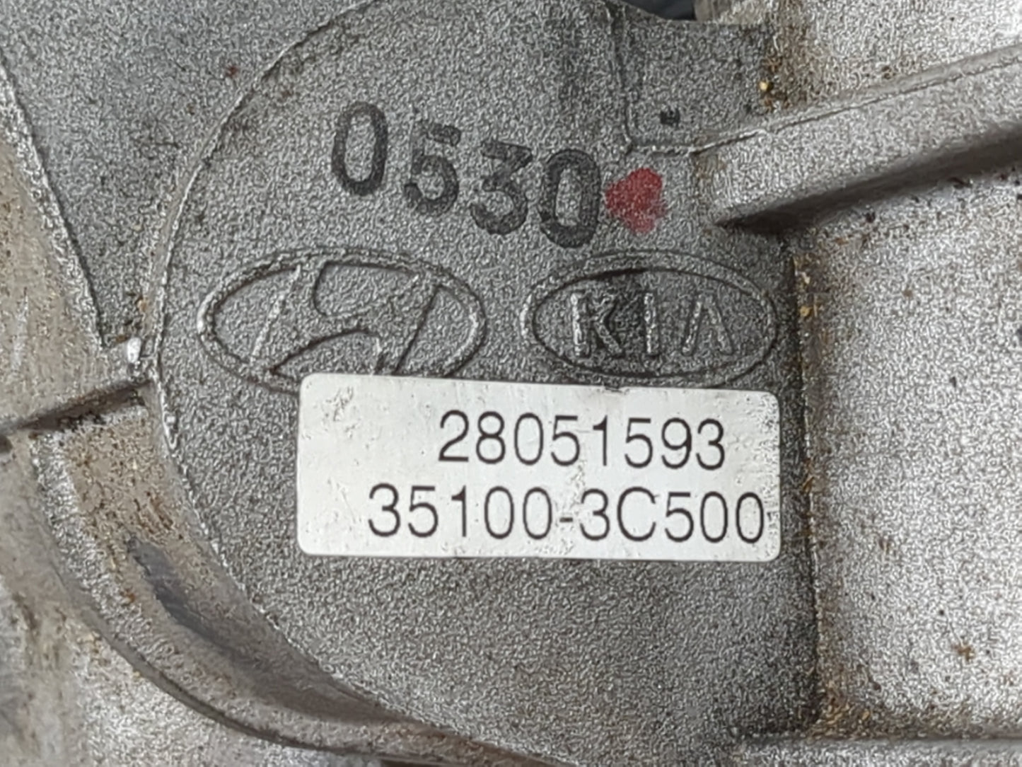 2009-2012 Hyundai Genesis Throttle Body P/N:35100-3C500 Fits Fits 2009 2010 2011 2012 OEM Used Auto Parts