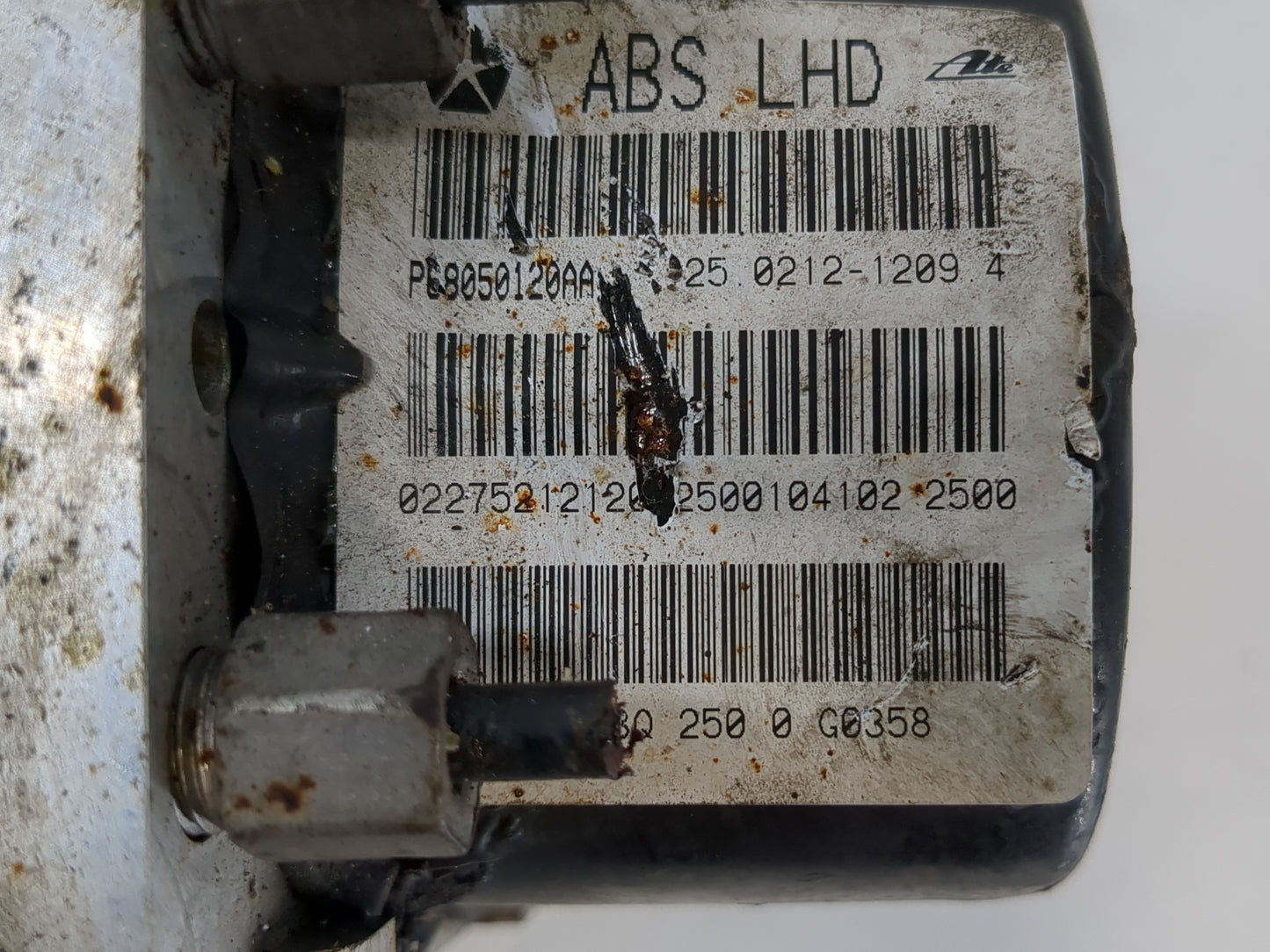 2010 Chrysler Sebring ABS Pump Control Module Replacement P/N:P68050120AA 5264750 Fits OEM Used Auto Parts