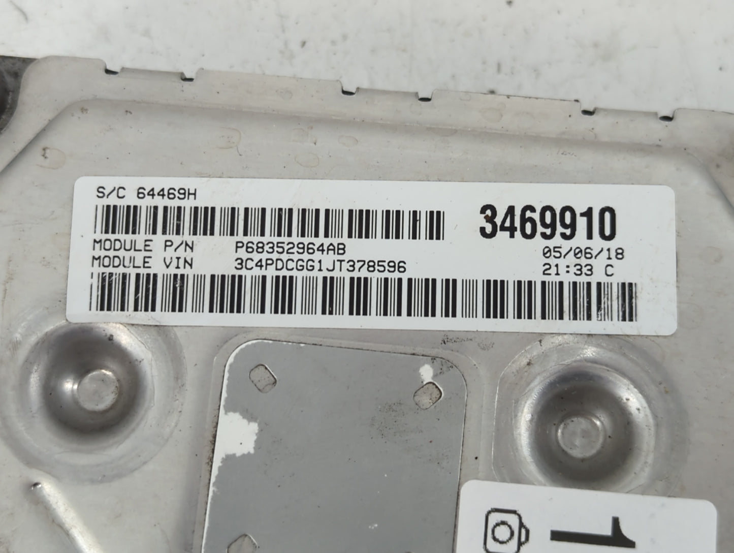 2016-2019 Dodge Journey PCM Engine Control Computer ECU ECM PCU OEM P/N:P68259135AB P68352965AB Fits Fits 2016 2017 2018 2019 OEM Used Auto Parts
