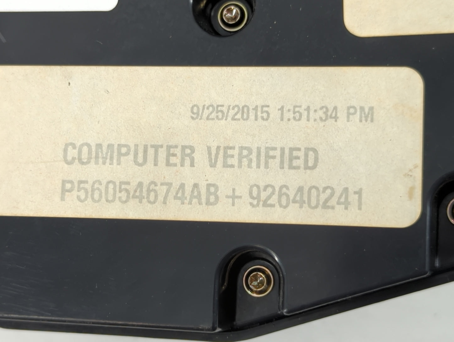 2015-2016 Dodge Charger Climate Control Module Temperature AC/Heater Replacement P/N:P56054674AB P56054692AB Fits Fits 2015 2016 OEM Used Auto Parts