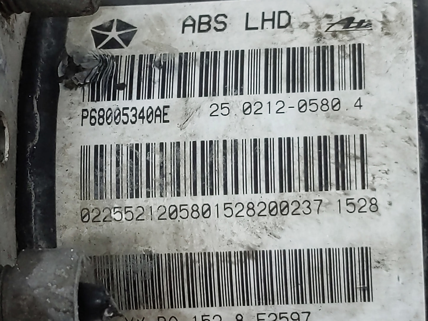 2007-2009 Chrysler Sebring ABS Pump Control Module Replacement P/N:P68005342AE Fits Fits 2007 2008 2009 OEM Used Auto Parts