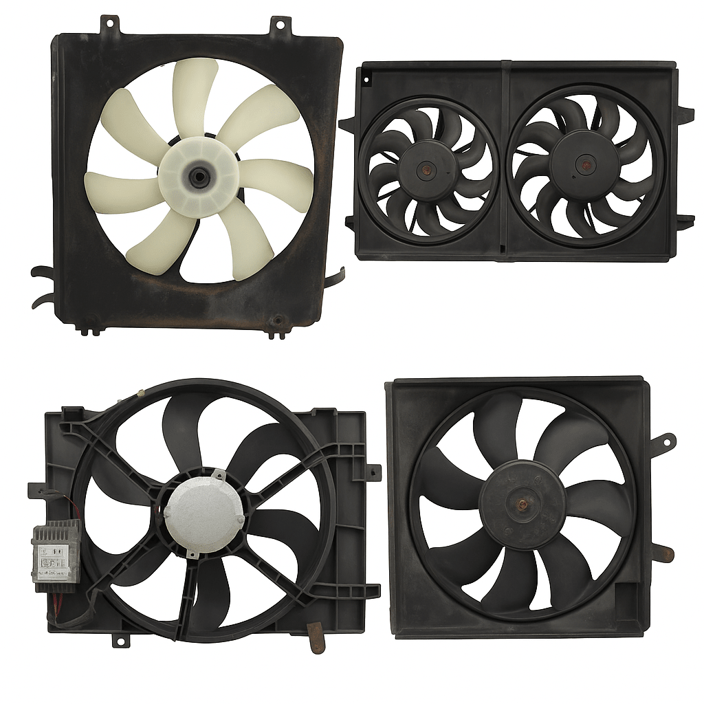 1990 Honda Accord Electric Radiator Cooling Fan Motor Assembly Fits OEM Used Auto Parts - Oemusedautoparts1.com
