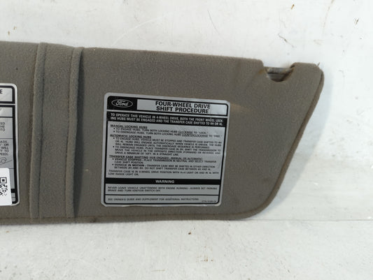 1991 Ford Bronco Sun Visor Shade Replacement Driver Left Mirror Fits OEM Used Auto Parts