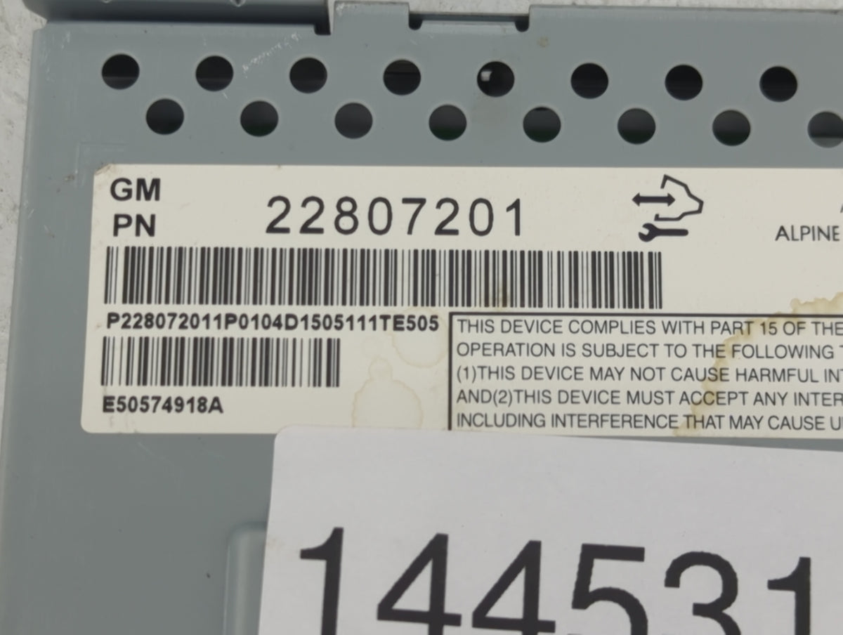 Ford Explorer Information Radio Display Screen 1445314 - Oemusedautoparts1.com