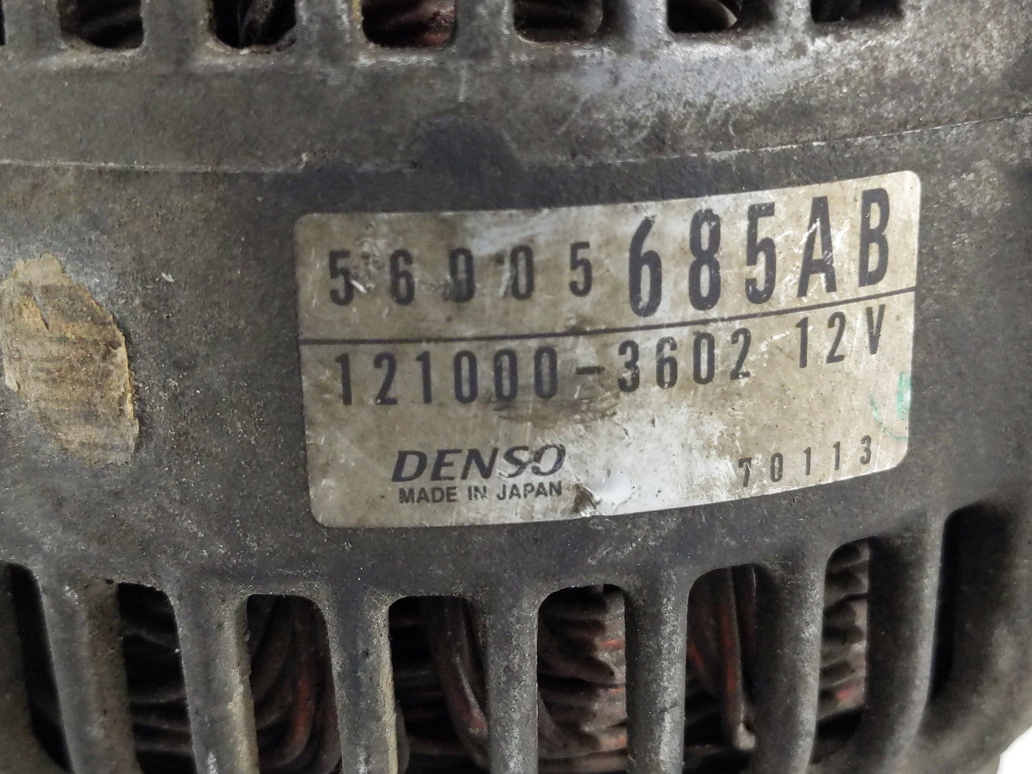 1992-1998 Jeep Cherokee Alternator Replacement Generator Charging Assembly Engine OEM P/N:121000-3602 56905685AB Fits OEM Us