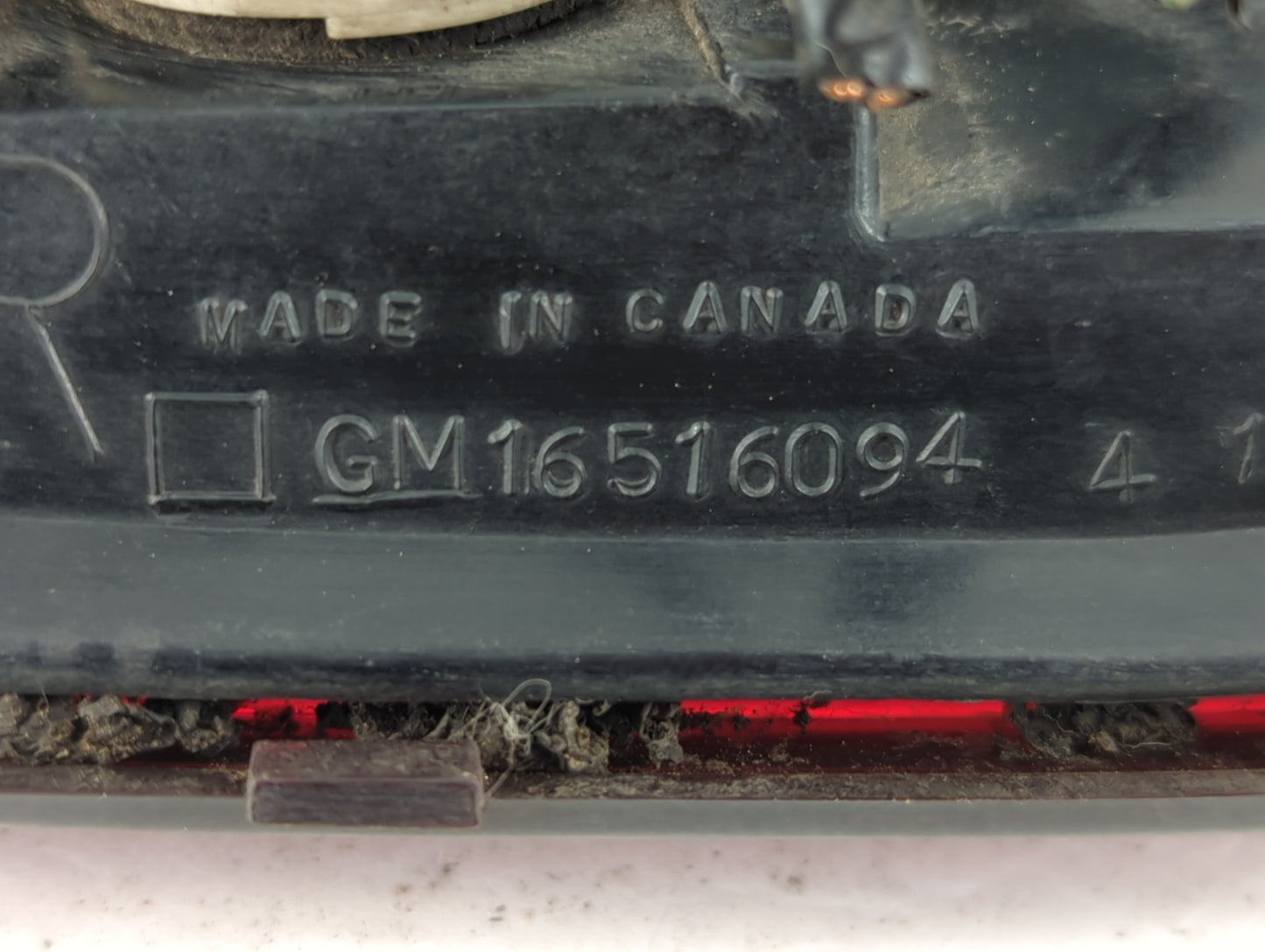 1994-2003 Gmc Sonoma Tail Light Assembly Passenger Right OEM P/N:16516094 Fits OEM Used Auto Parts - Oemusedautoparts1.com
