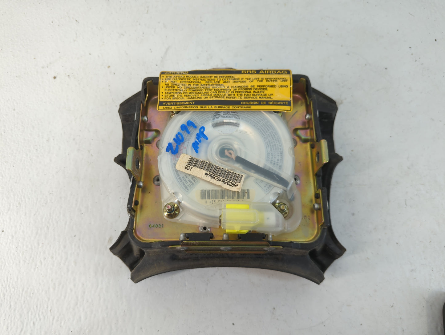 1994-1995 Mercury Villager Air Bag Passenger Right Dashboard Oem - Oemusedautoparts1.com