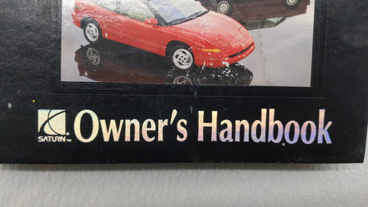 1994 Saturn Sc2 Owners Manual Book Guide OEM Used Auto Parts