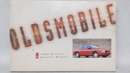1994 Oldsmobile Achieva Owners Manual Book Guide OEM Used Auto Parts