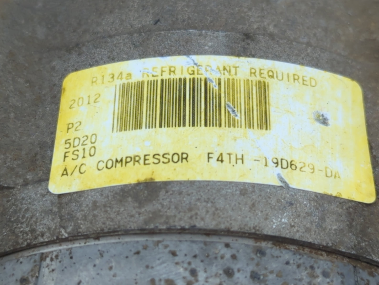 Gmc F350 Air Conditioning A/c Ac Compressor Oem - Oemusedautoparts1.com