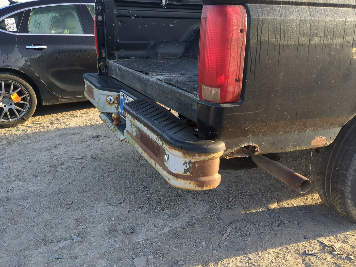 1992-1996 Ford F-150 Rear Bumper Assembly Oem - Oemusedautoparts1.com