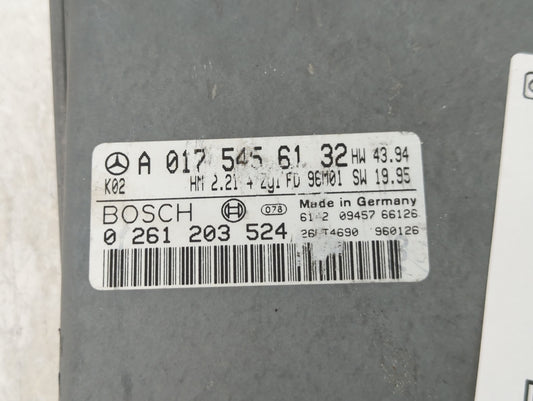 1996 Mercedes-Benz Cclass PCM Engine Control Computer ECU ECM PCU OEM P/N:A 017 545 61 32 Fits Fits 1995 OEM Used Auto Parts