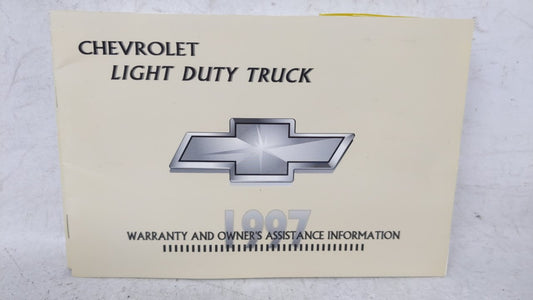 1997 Chevrolet Blazer Owners Manual Book Guide OEM Used Auto Parts