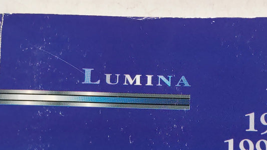 1997 Chevrolet Lumina Owners Manual Book Guide OEM Used Auto Parts