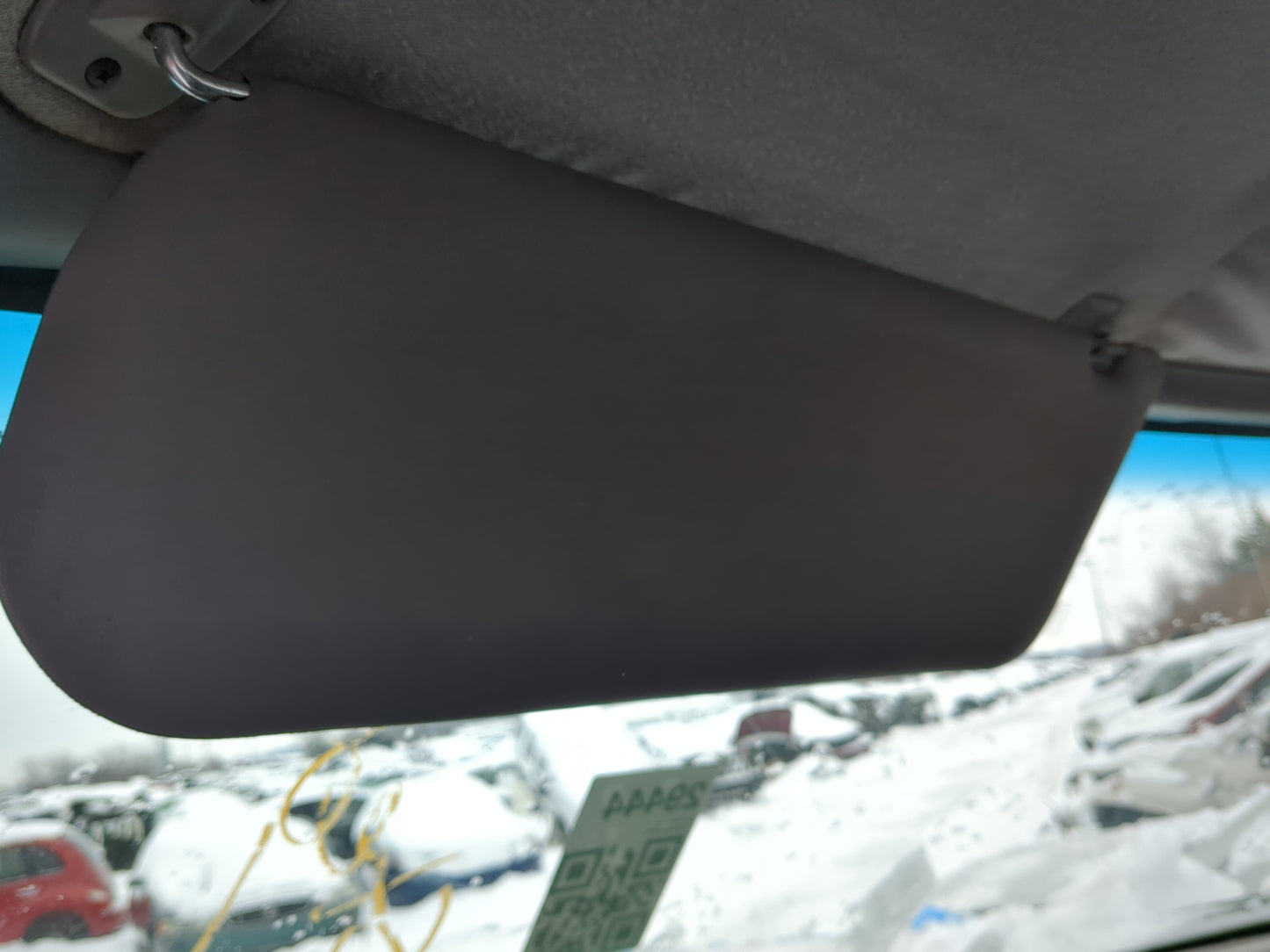 1997 Ford F-250 Sun Visor Shade Replacement Driver Left Mirror Fits OEM Used Auto Parts - Oemusedautoparts1.com