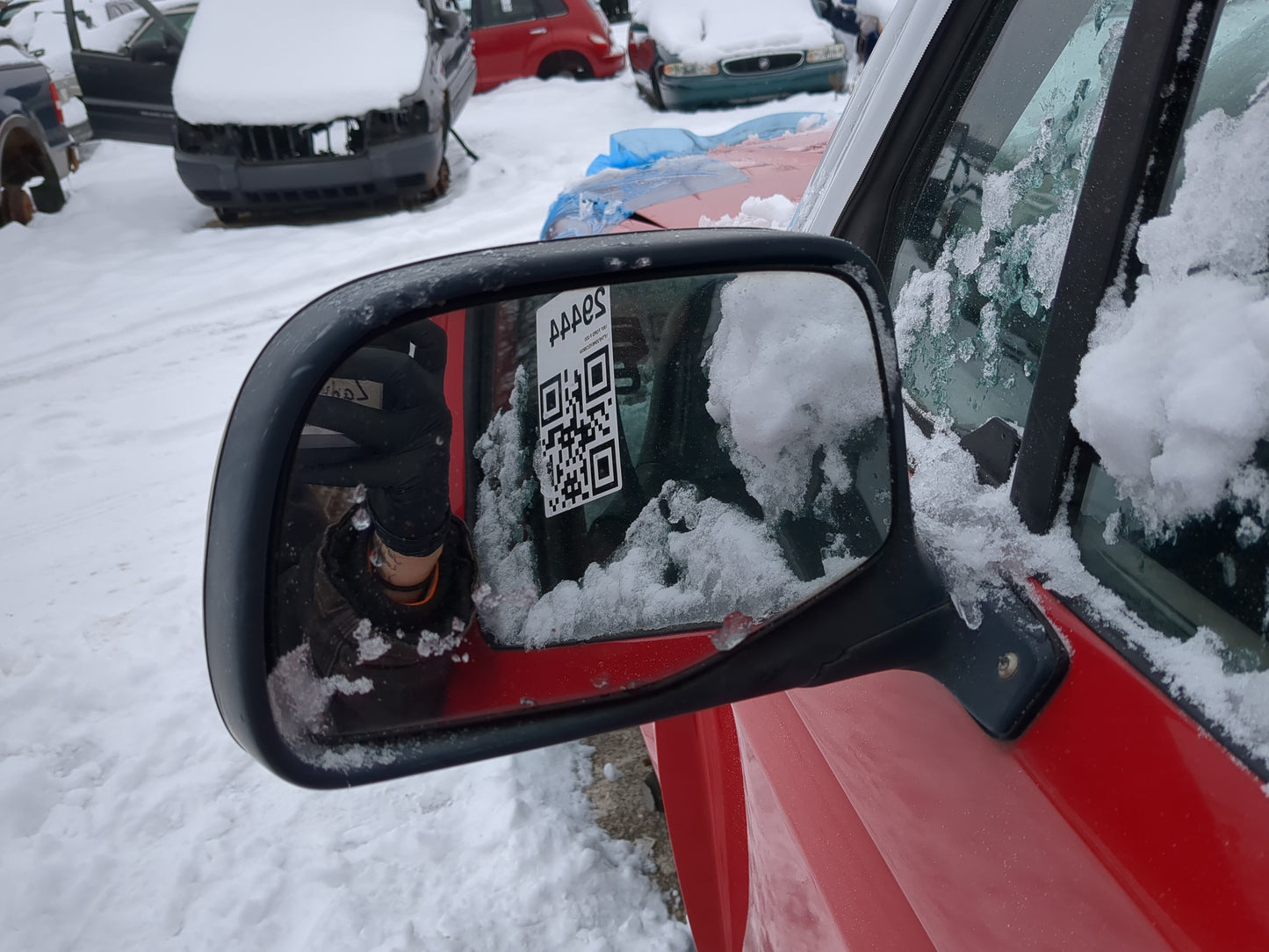 1980-1997 Ford F-250 Side Mirror Replacement Driver Left View Door Mirror Fits OEM Used Auto Parts - Oemusedautoparts1.com