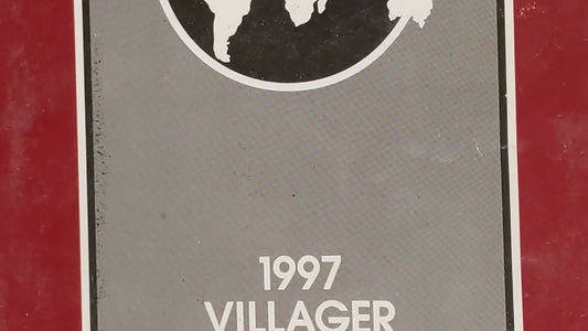 1997 Mercury Villager Owners Manual Book Guide OEM Used Auto Parts