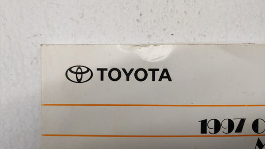 1997 Toyota Camry Owners Manual Book Guide OEM Used Auto Parts
