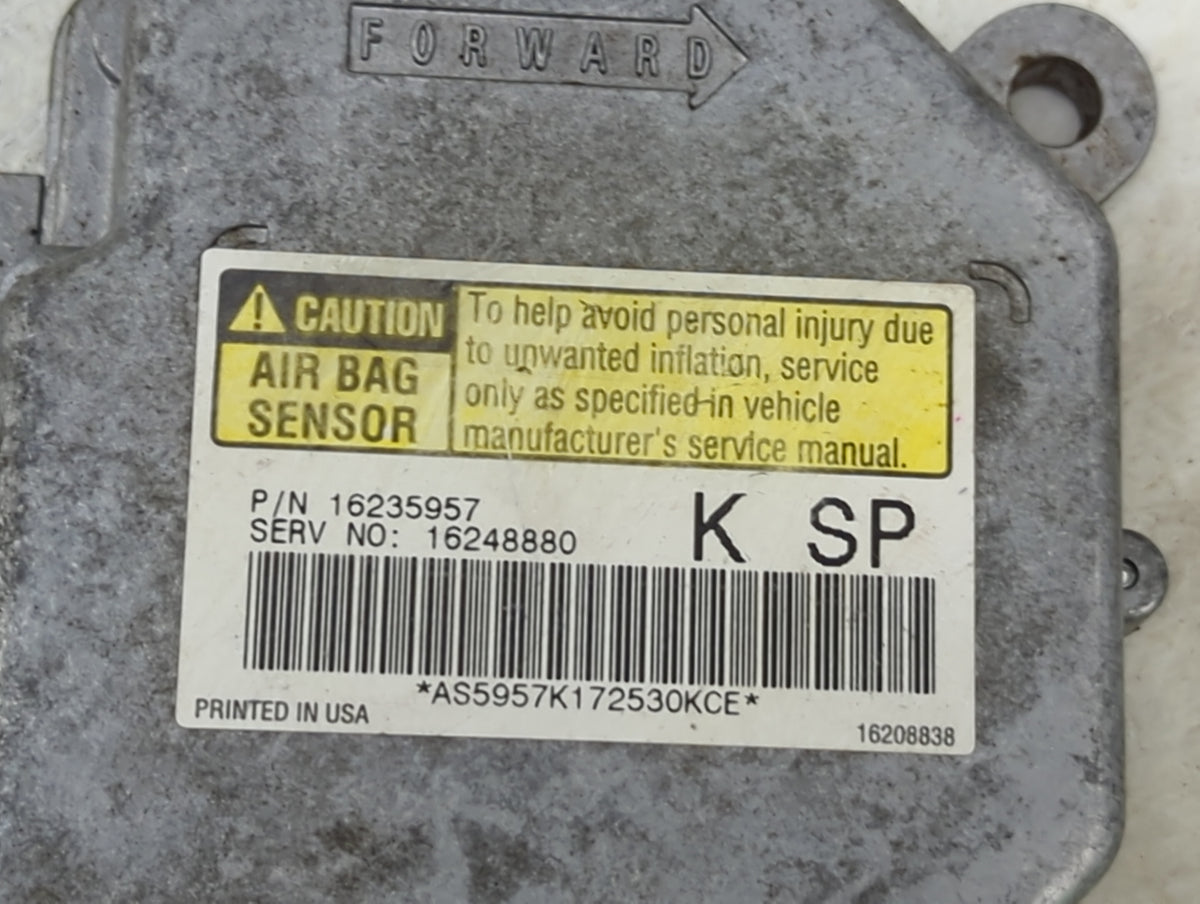 1997-1998 Cadillac Deville Safety Restraint Srs Airbag Control Module - Oemusedautoparts1.com