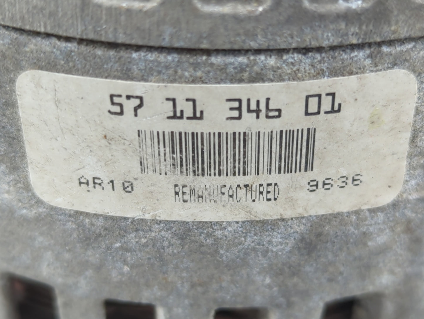 1998 Ford Contour Alternator Replacement Generator Charging Assembly Engine OEM P/N:57 11 346 01 Fits OEM Used Auto Parts -