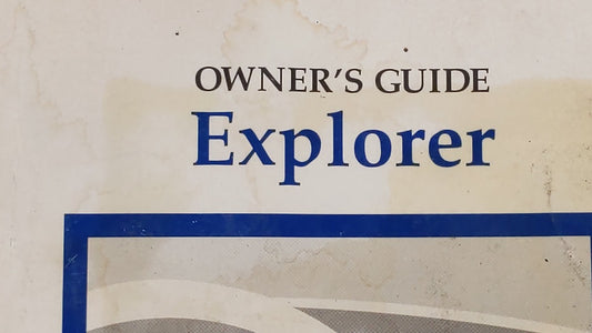 1998 Ford Explorer Owners Manual Book Guide OEM Used Auto Parts