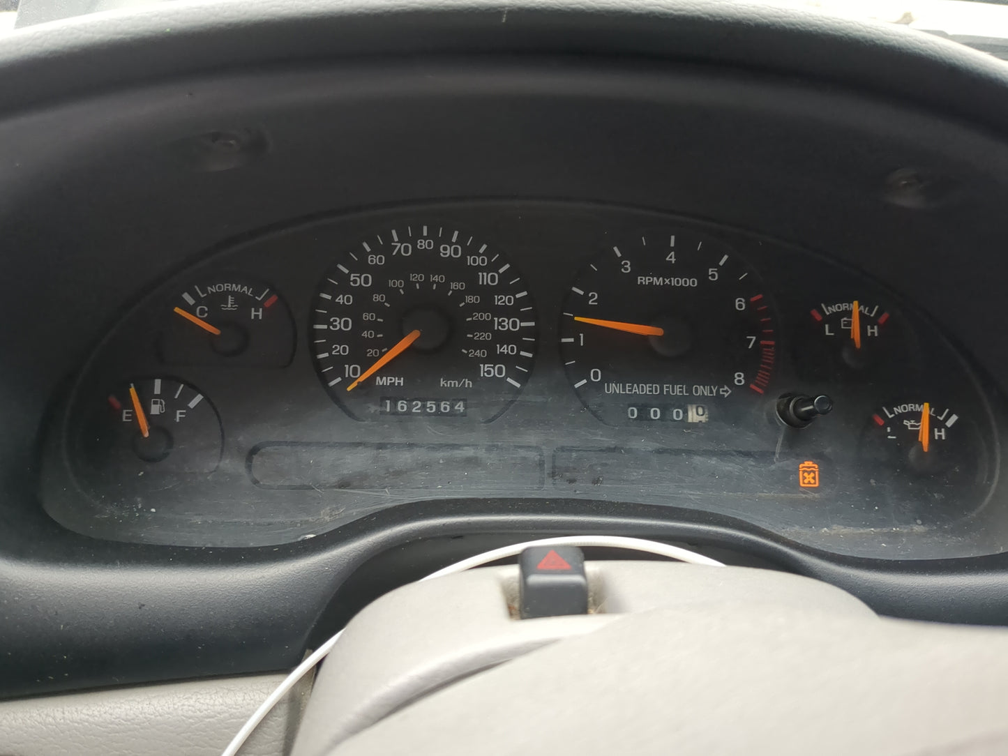 1996-1998 Ford Mustang Instrument Cluster Speedometer Gauges Fits Fits 1996 1997 1998 OEM Used Auto Parts - Oemusedautoparts