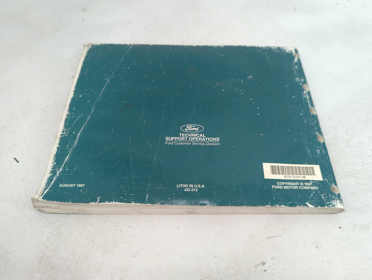 1998 Ford Mustang Owners Manual Book Guide P/N:FCS-12121-98 OEM Used Auto Parts - Oemusedautoparts1.com